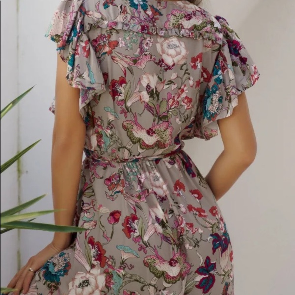 Floral Wrap Dress